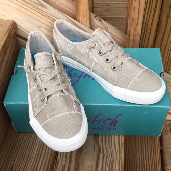 Blowfish Shoes - Restock 🐡Blowfish taupe color Canvas sneakers🐡